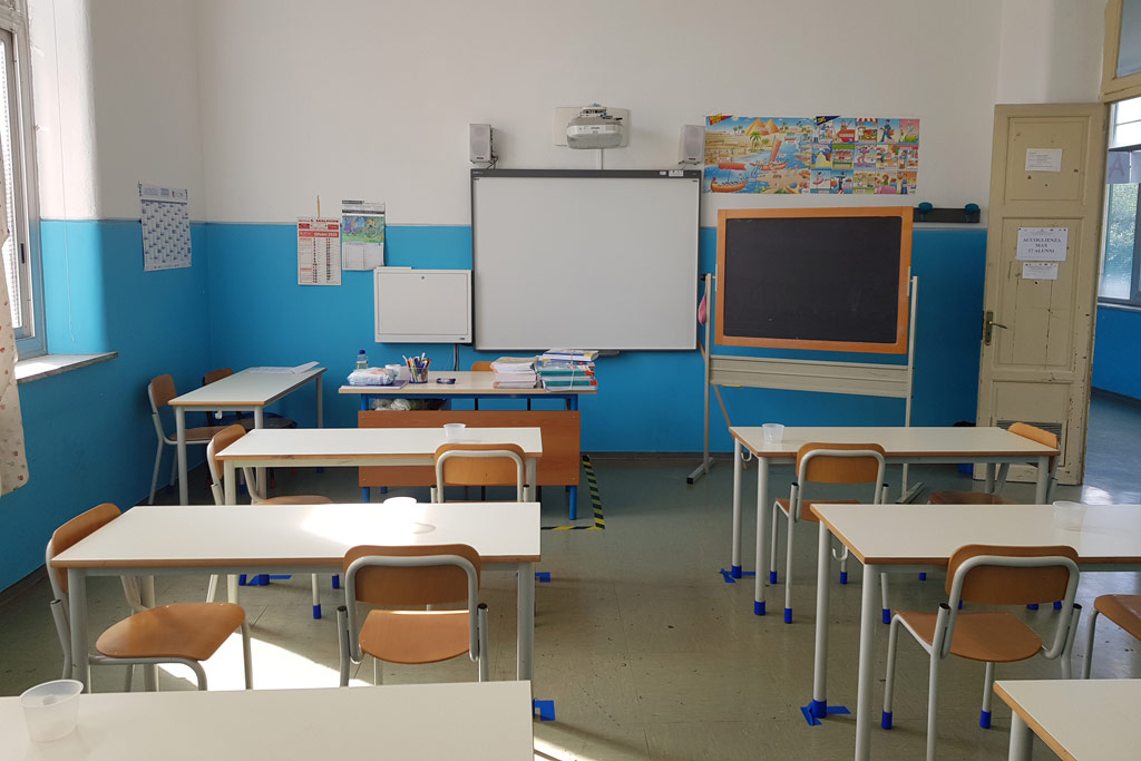 Classe di una scuola italiana