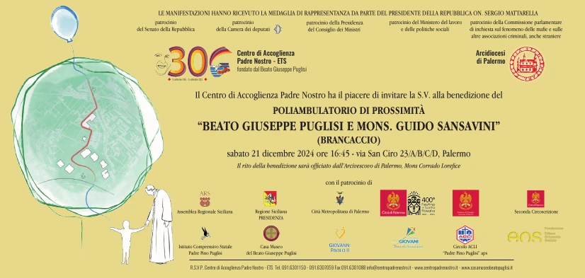 Invito benedizione Poliambulatorio di prossimità