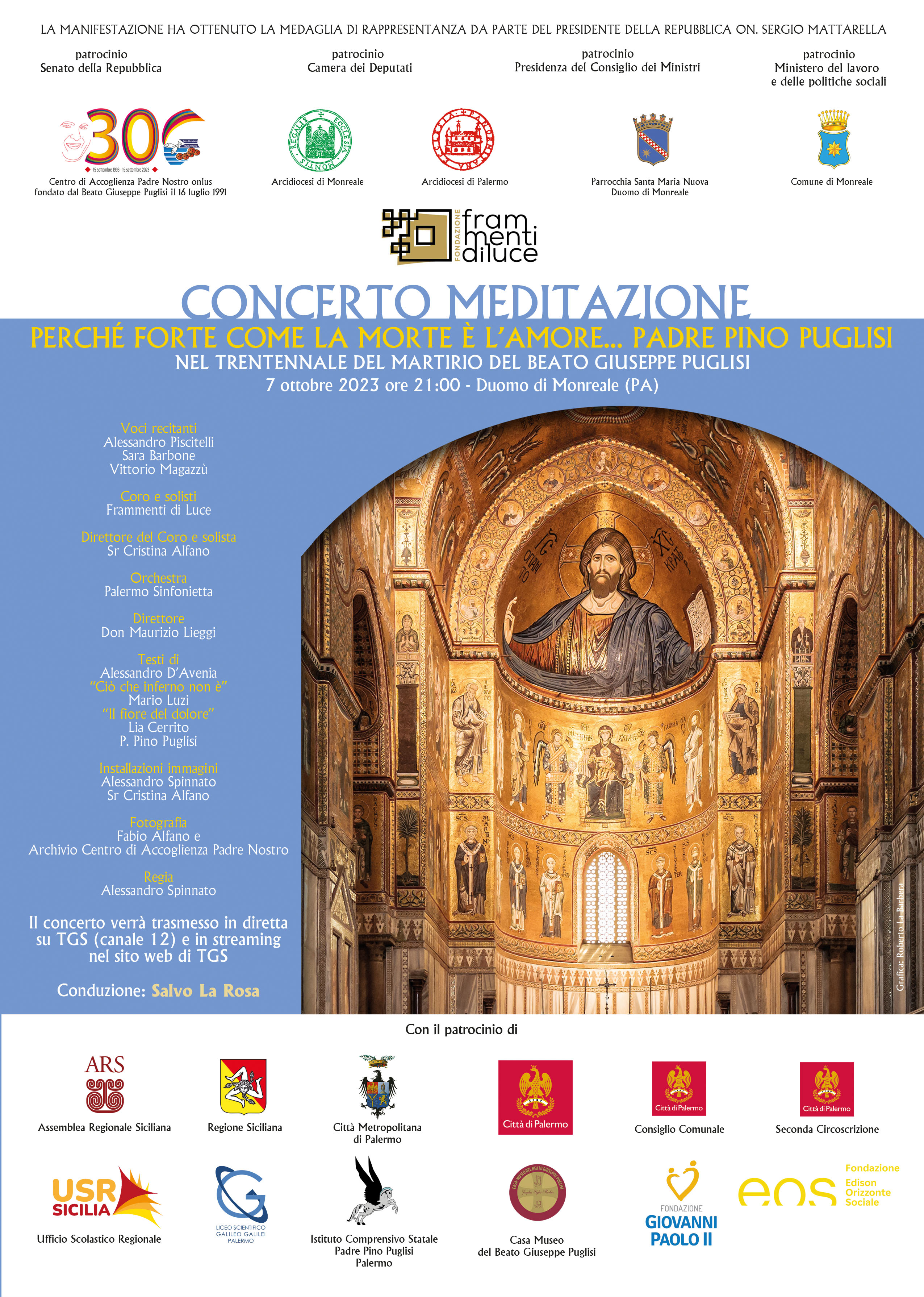 Locandina concerto meditazione