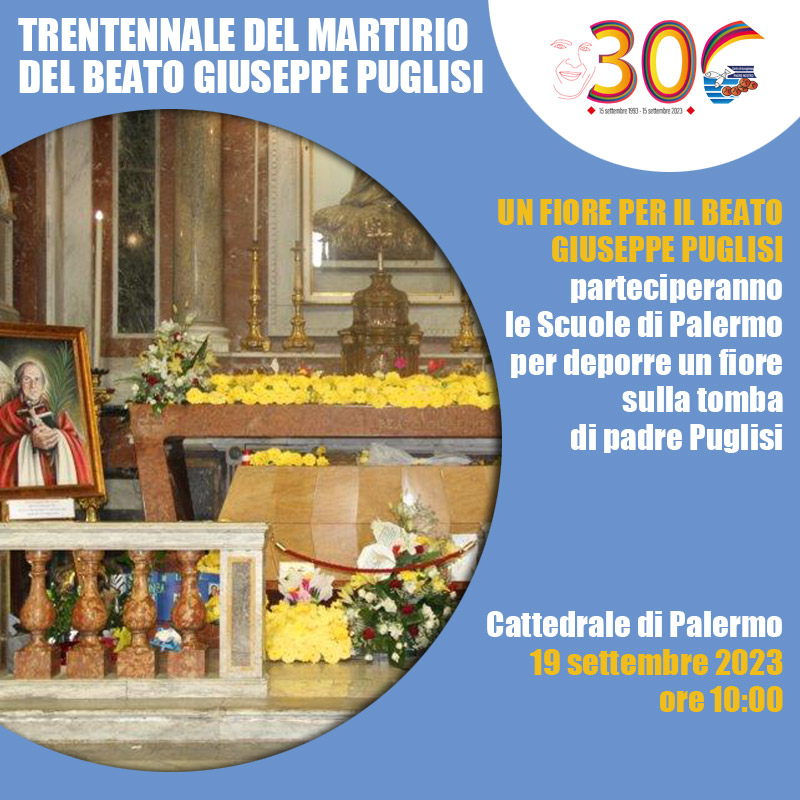 Un fiore per il Beato Giuseppe Puglisi