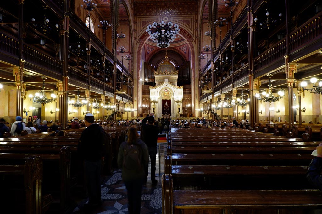 Grande Sinagoga di Budapest (interno)