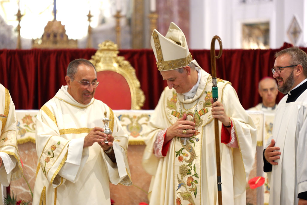 Momenti della celebrazione eucaristica in Cattedrale nel trentennale del martirio del Beato Giuseppe Puglisi