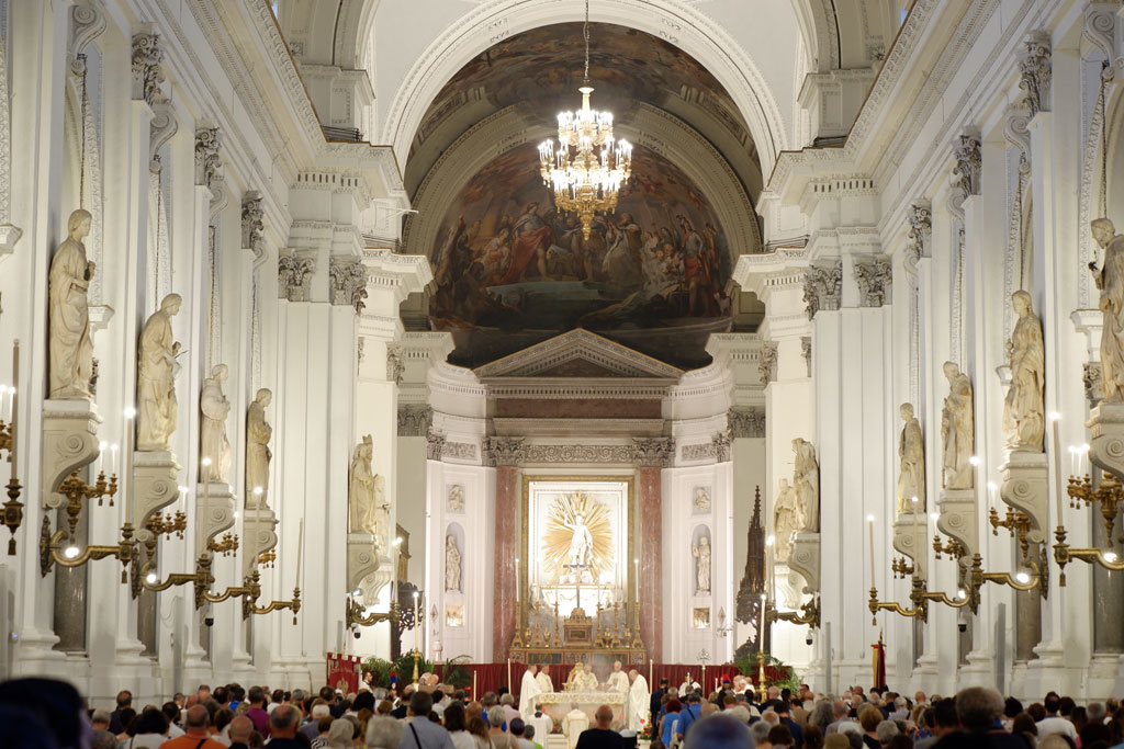 Momenti della celebrazione eucaristica in Cattedrale nel trentennale del martirio del Beato Giuseppe Puglisi