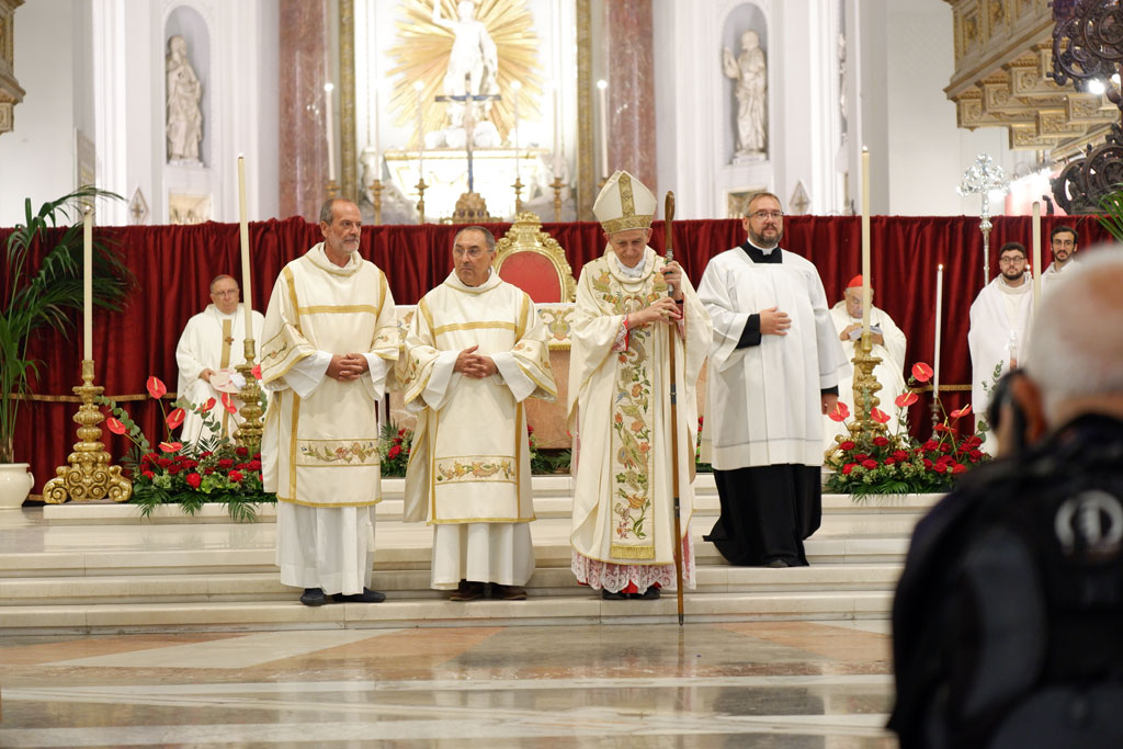 Momenti della celebrazione eucaristica in Cattedrale nel trentennale del martirio del Beato Giuseppe Puglisi