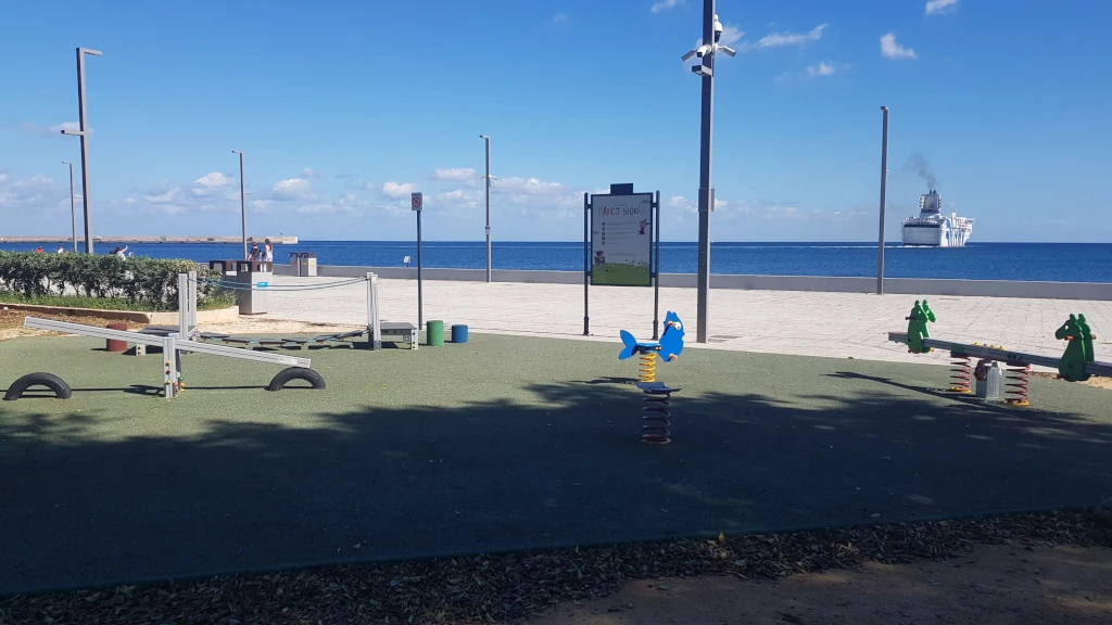 Il parco giochi al Foro Italico di Palermo