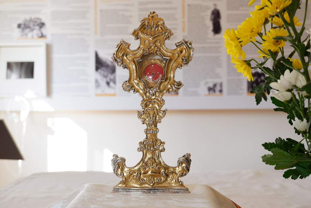 Reliquia nella casa del Beato Giuseppe Puglisi