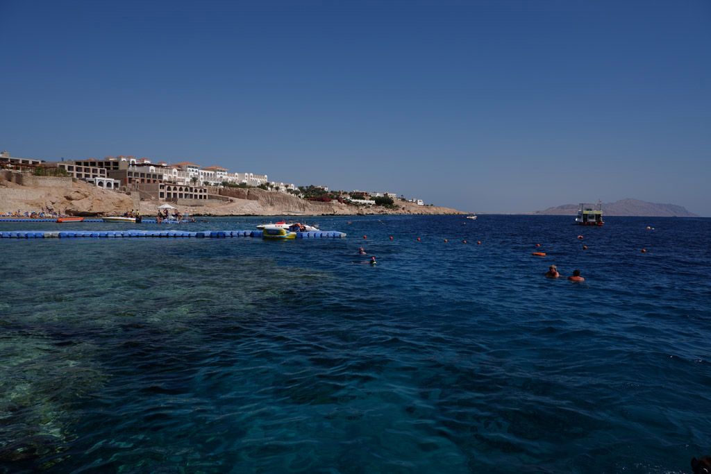 Sharm El Sheikh. La barriera corallina dal resort