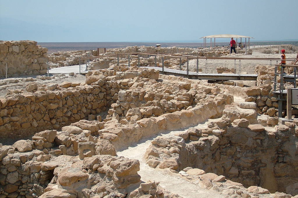 Rovine di Qmran. Scavi sito comunità ellenica
