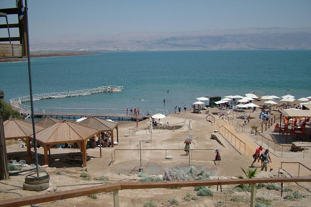 Stabilimento balneare sul mar Morto