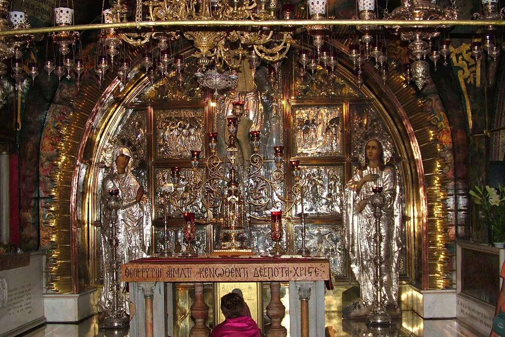 Basilica del Santo Sepolcro, altare del calvario (Gerusalemme)