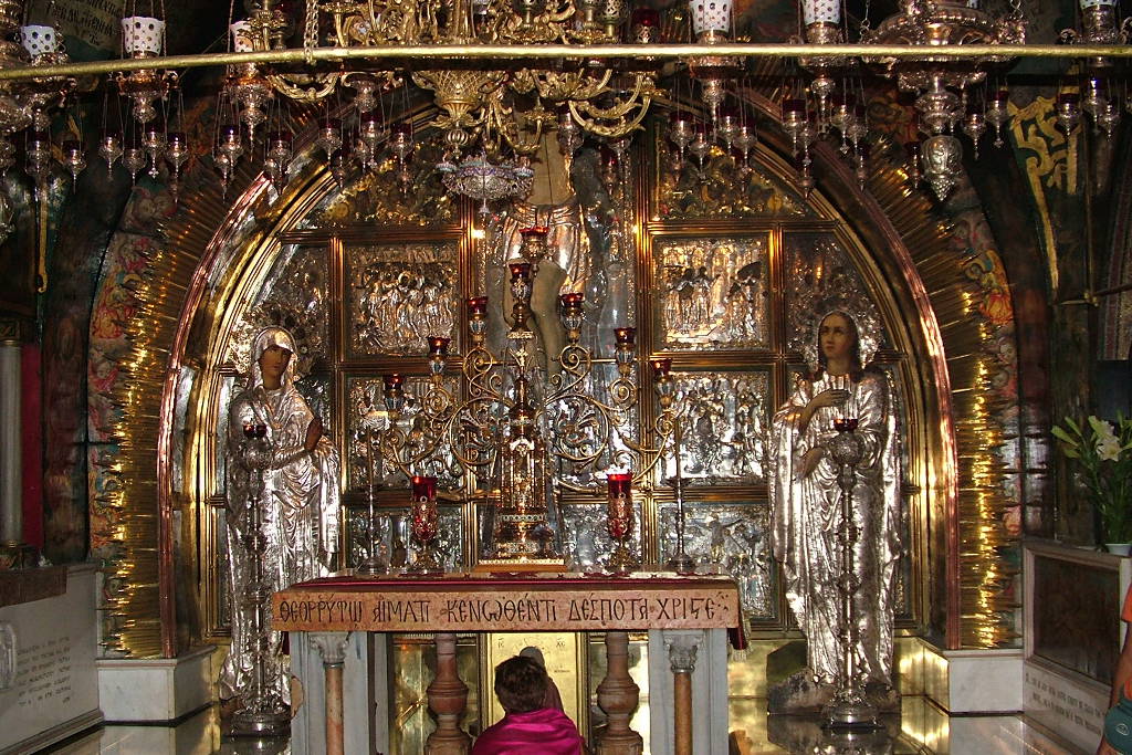 Basilica del Santo Sepolcro, altare del calvario (Gerusalemme)