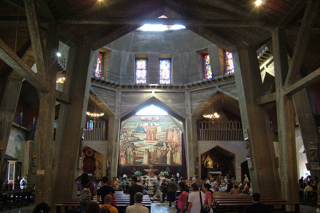 Basilica dell'Annunciazione all'interno (Nazareth)