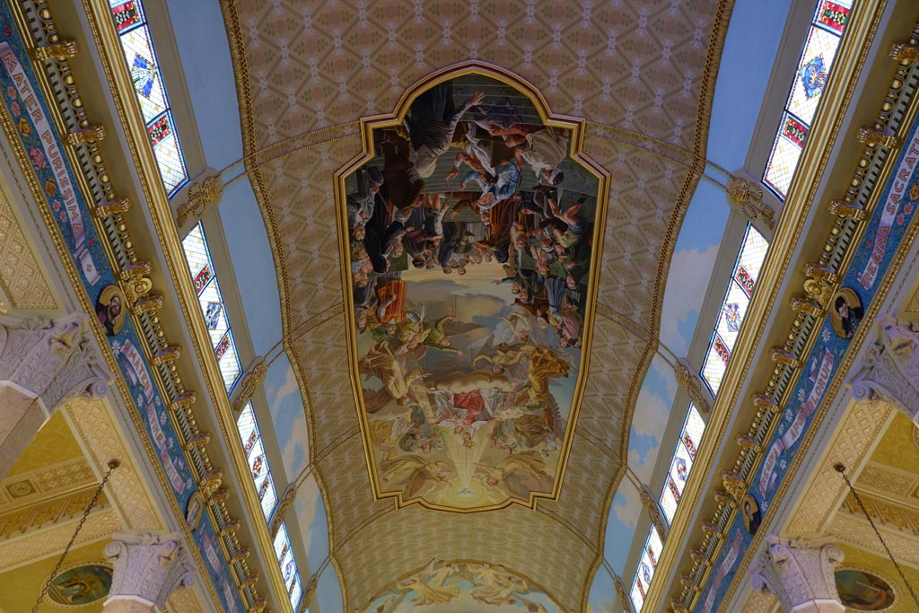 Il Santuario Maria SS. del Tindari (affreschi soffitto)