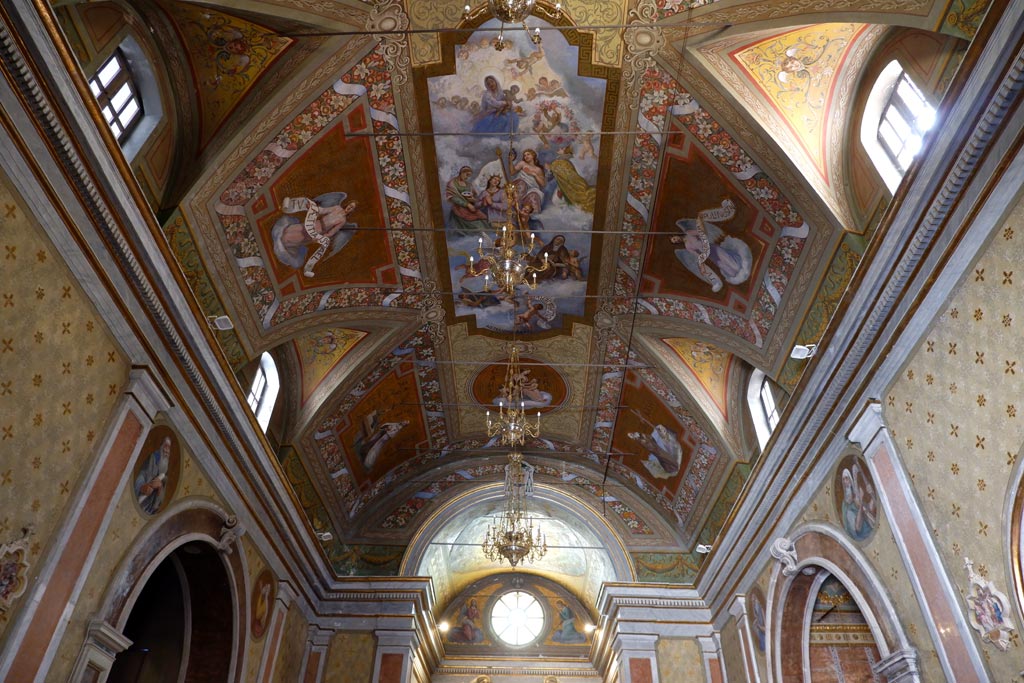 Il Santuario antico Maria SS. del Tindari (affreschi soffitto)
