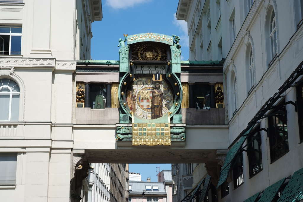 Vienna. Ankeruhr Clock