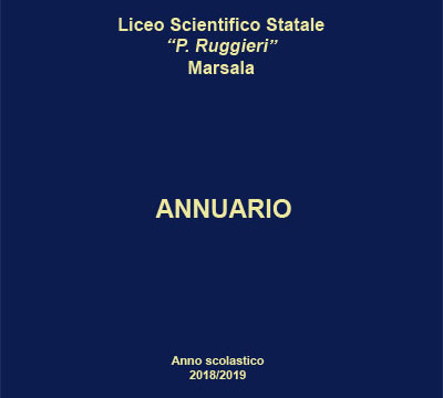 Copertina annuario scolastico