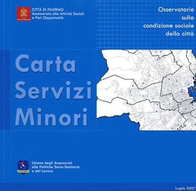 Copertina Carta dei servizi minori Città di Palermo 2007